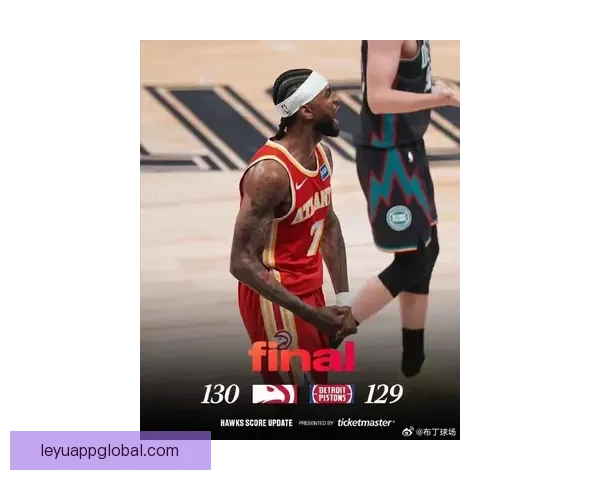 活塞领先21分被逆转约翰逊准三双老鹰加时险胜